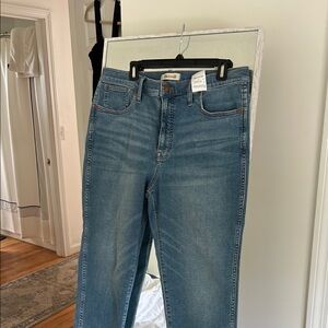 Madewell Women's Straight Leg Blue Jeans